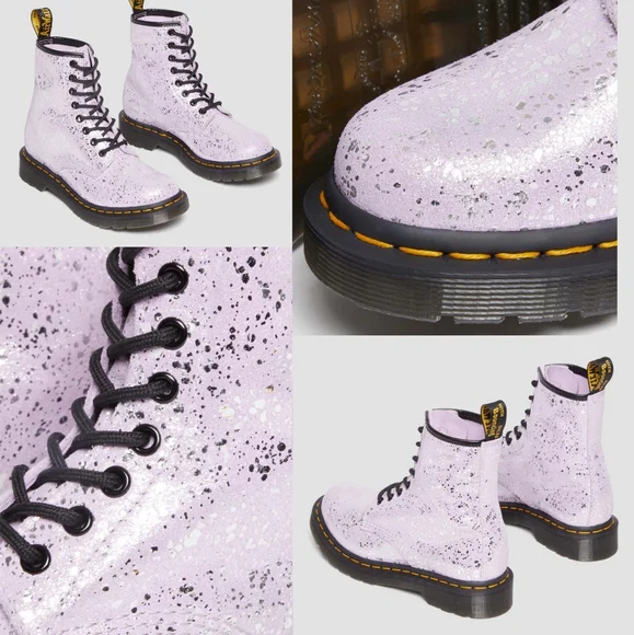 *NWOT 1460 Dr. Marten's Metallic Splatter Boots - Picture 2 of 2